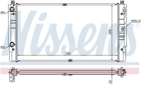 Nissens 65238A - RADIADOR VOLKSWAGEN TRANSPORTER T4(