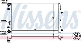 Nissens 652711 - RADIADOR SEAT CORDOBA(6L)(02-)1.2 I