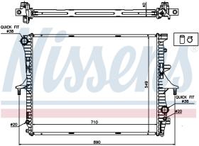 Nissens 65275A - RADIADOR VOLKSWAGEN TOUAREG(7L)(02-