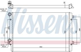 Nissens 65279A - RADIADOR SEAT ALTEA(5P)(04-)2.0 TFS