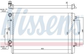  65279A - RADIADOR SEAT ALTEA(5P)(04-)2.0 TFS