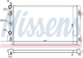 Nissens 65293 - RADIADOR AUDI A 1/S 1(8X)(10-)2.0 T