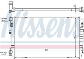 Nissens 65303 - RADIADOR VOLKSWAGEN TOURAN III(5T1)