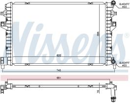 Nissens 65306 - RADIADOR VOLKSWAGEN TOURAN III(5T1)