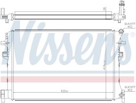 Nissens 65328 - RADIADOR VOLKSWAGEN TOURAN III(5T1)