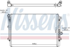Nissens 65336 - RADIADOR VOLKSWAGEN SCIROCCO(137.13