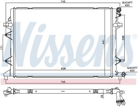 Nissens 65340 - RADIADOR VOLKSWAGEN SCIROCCO(137.13
