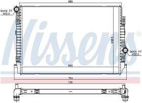 Nissens 65341 - RADIADOR AUDI A 3/S 3(8V)(12-)2.0 T