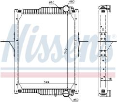  65475 - RADIADOR RVI-RENAULT TRUCKS MIDLUM(