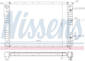 Nissens 65538A - RADIADOR VOLVO 940(944.945)(90-)2.3