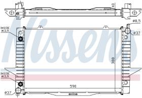  65548A - RADIADOR VOLVO V70(LW)(96-)2.0 I 10