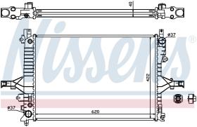 Nissens 65553A - RADIADOR VOLVO V70(SW)(00-)2.0 T