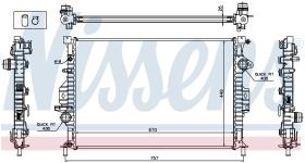 Nissens 65615A - RADIADOR FORD FOCUS III(CB8.CEW)(11