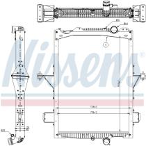 Nissens 65624 - RADIADOR VOLVO FM(05-)D11-330 HP