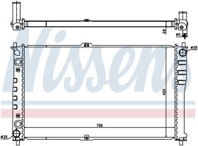 Nissens 66618 - RADIADOR KIA SEDONA I(KV-II)(99-)2.