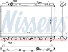 Nissens 666212 - RADIADOR KIA CARNIVAL II(VQ)(06-)2.