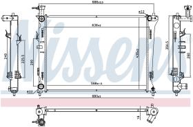 Nissens 666214 - RADIADOR KIA FORTE(08-)2.0I