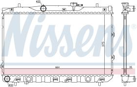 Nissens 66648 - RADIADOR KIA CERATO(LD)(04-)1.6 I 1