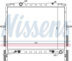 Nissens 66657 - RADIADOR KIA SORENTO I(BL)(02-)2.5