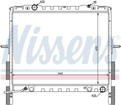 Nissens 66658 - RADIADOR KIA SORENTO I(BL)(02-)2.5