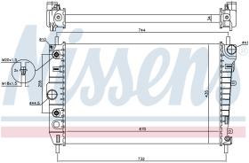 Nissens 66701 - RADIADOR JAGUAR XK8(X100)(96-)4.2
