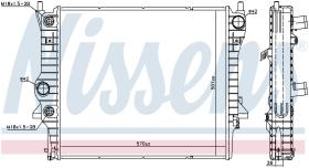 Nissens 66708 - RADIADOR FORD THUNDERBIRD XI(02-)3.
