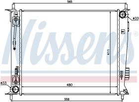 Nissens 66730 - RADIADOR KIA SOUL I(AM)(09-)1.6 I 1