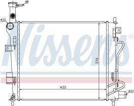 Nissens 66746 - RADIADOR KIA PICANTO(TA)(11-)1.0 I