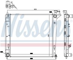Nissens 66762 - RADIADOR KIA CARENS III(RP)(13-)1.7
