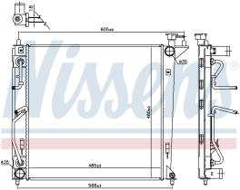 Nissens 66763 - RADIADOR KIA CARENS III(RP)(13-)1.7