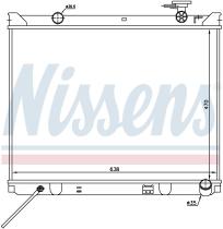 Nissens 66766 - RADIADOR KIA SORENTO I(BL)(02-)2.5