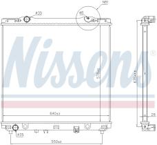 Nissens 66773 - RADIADOR KIA SORENTO I(BL)(02-)2.4