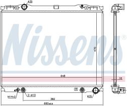 Nissens 66777 - RADIADOR KIA SORENTO I(BL)(02-)2.5