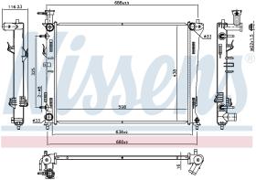 Nissens 66778 - RADIADOR KIA FORTE(08-)2.0I