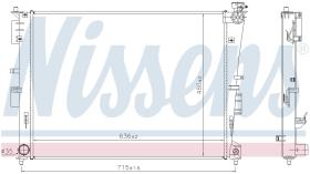 Nissens 66780 - RADIADOR HYUNDAI SONATA VI(YF)(10-)