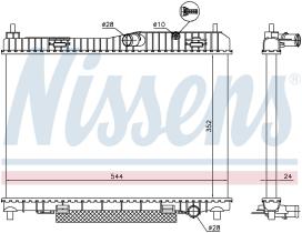 Nissens 66859 - RADIADOR FORD FIESTA VI(CCN)(12-)1.