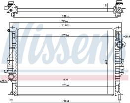 Nissens 66863 - RADIADOR FORD KUGA(CBS)(13-)1.6 ECO