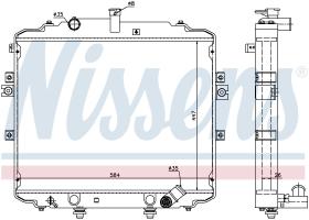 Nissens 66996 - RADIADOR HYUNDAI H-100 PORTER(04-)2