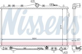 Nissens 67012 - RADIADOR HYUNDAI LANTRA(J1)(90-)1.5