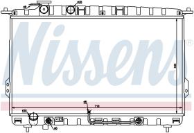 Nissens 67027 - RADIADOR HYUNDAI AZERA III(XG)(98-)
