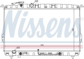 Nissens 67028 - RADIADOR HYUNDAI AZERA III(XG)(98-)