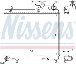  67049 - RADIADOR HYUNDAI ACCENT(LC)(99-)1.5