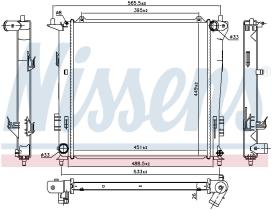  67077 - RADIADOR KIA CEE'D(ED)(07-)1.6 CRDI