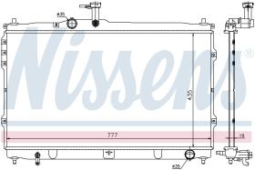 Nissens 67095 - RADIADOR HYUNDAI H1(TQ)(07-)2.5 TCI