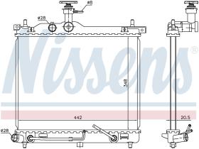Nissens 67098 - RADIADOR HYUNDAI I10 (PA)(08-)1.1 I