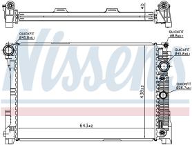  67162 - RADIADOR MERCEDES GLK X 204(08-)GLK