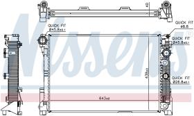 Nissens 67163 - RADIADOR MERCEDES C-CLASS W 204(07-