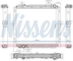 Nissens 67178 - RADIADOR MERCEDES ACTROS MP4(11-)
