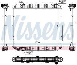 Nissens 671780 - RADIADOR MERCEDES ACTROS MP4(11-)