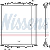 Nissens 672200 - RADIADOR MAN L 2000 (93-)